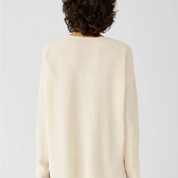 Eileen Fischer Womens Crew Neck organic Linen small - Picture 3 of 11